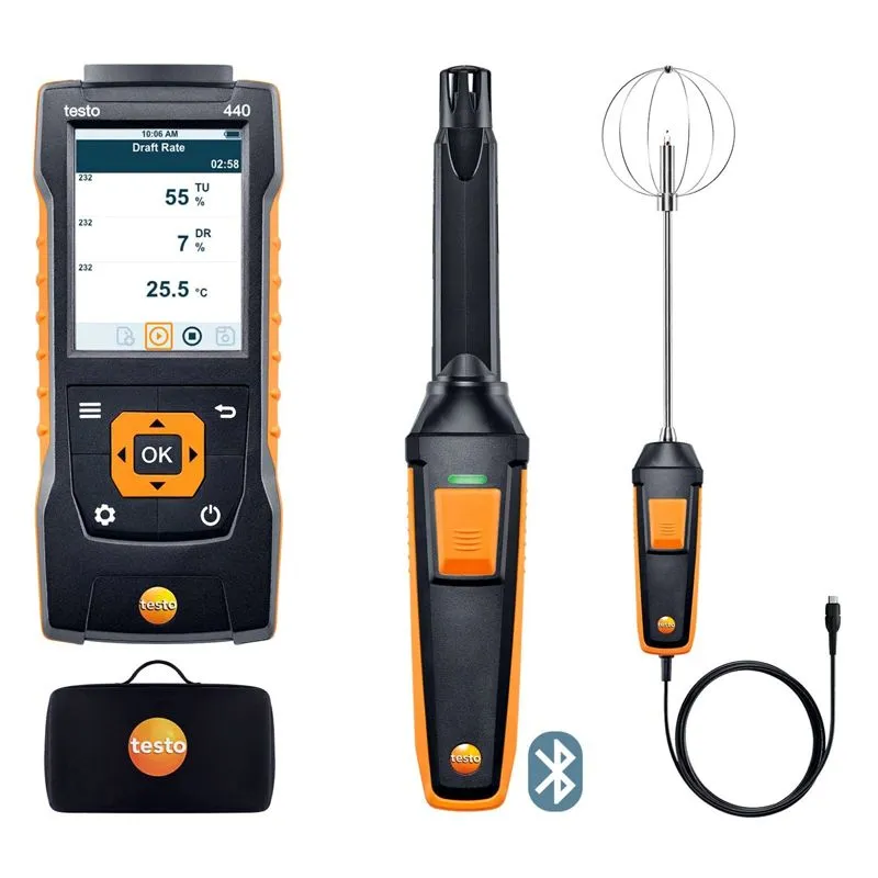 Testo 440 комплект для измерения уровня комфорта