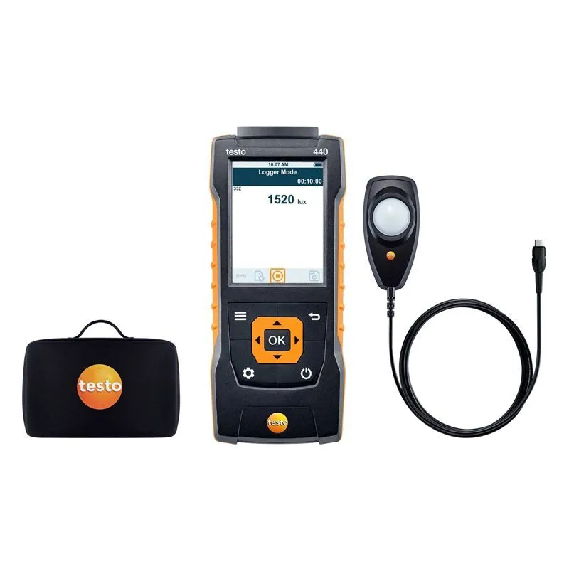 Testo 440 комплект измерительный с люкс-зондом и кейсом