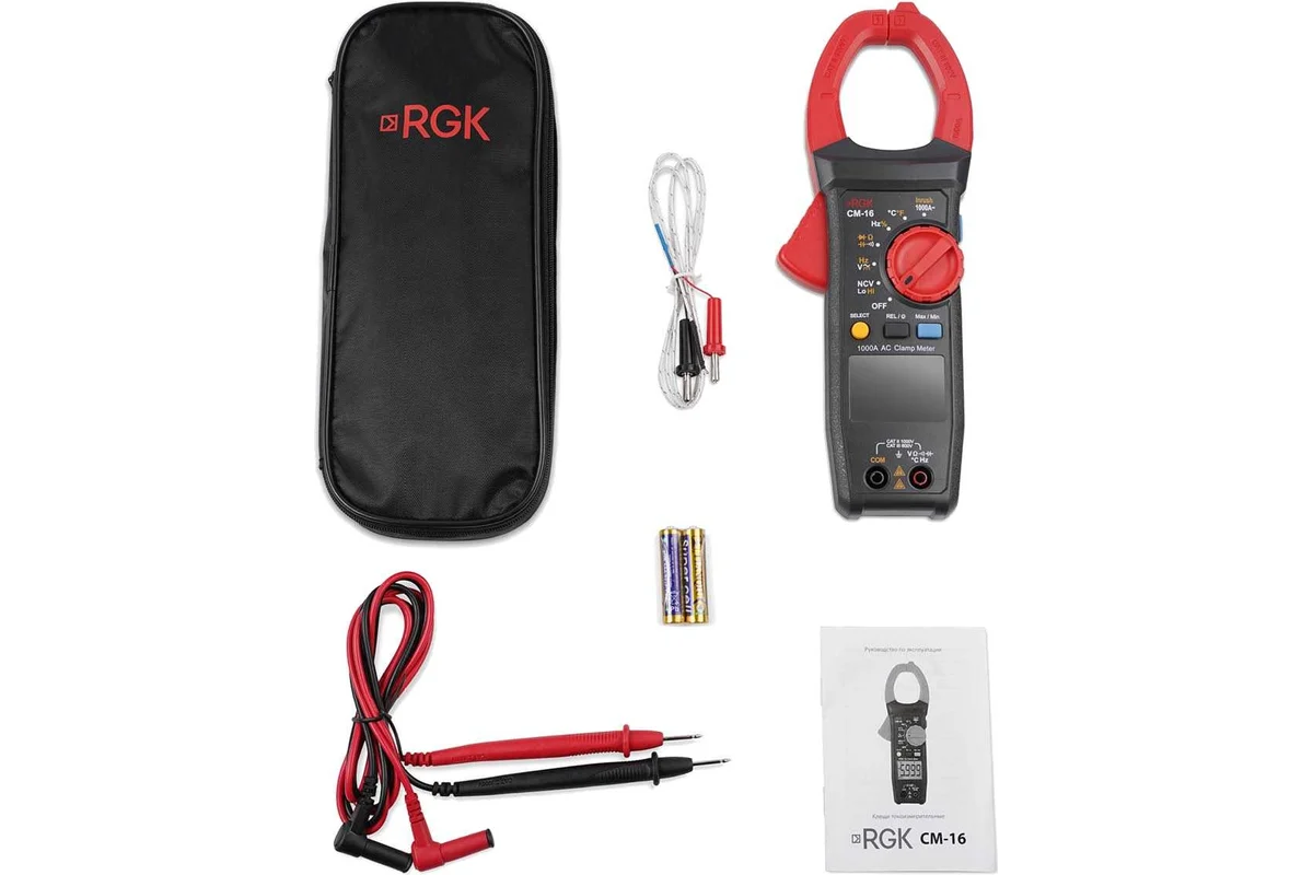 RGK CM-16 клещи токоизмерительные