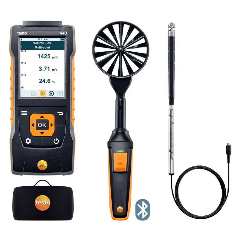 Testo 440 комплект измерительный для вентиляции №2 с Bluetooth