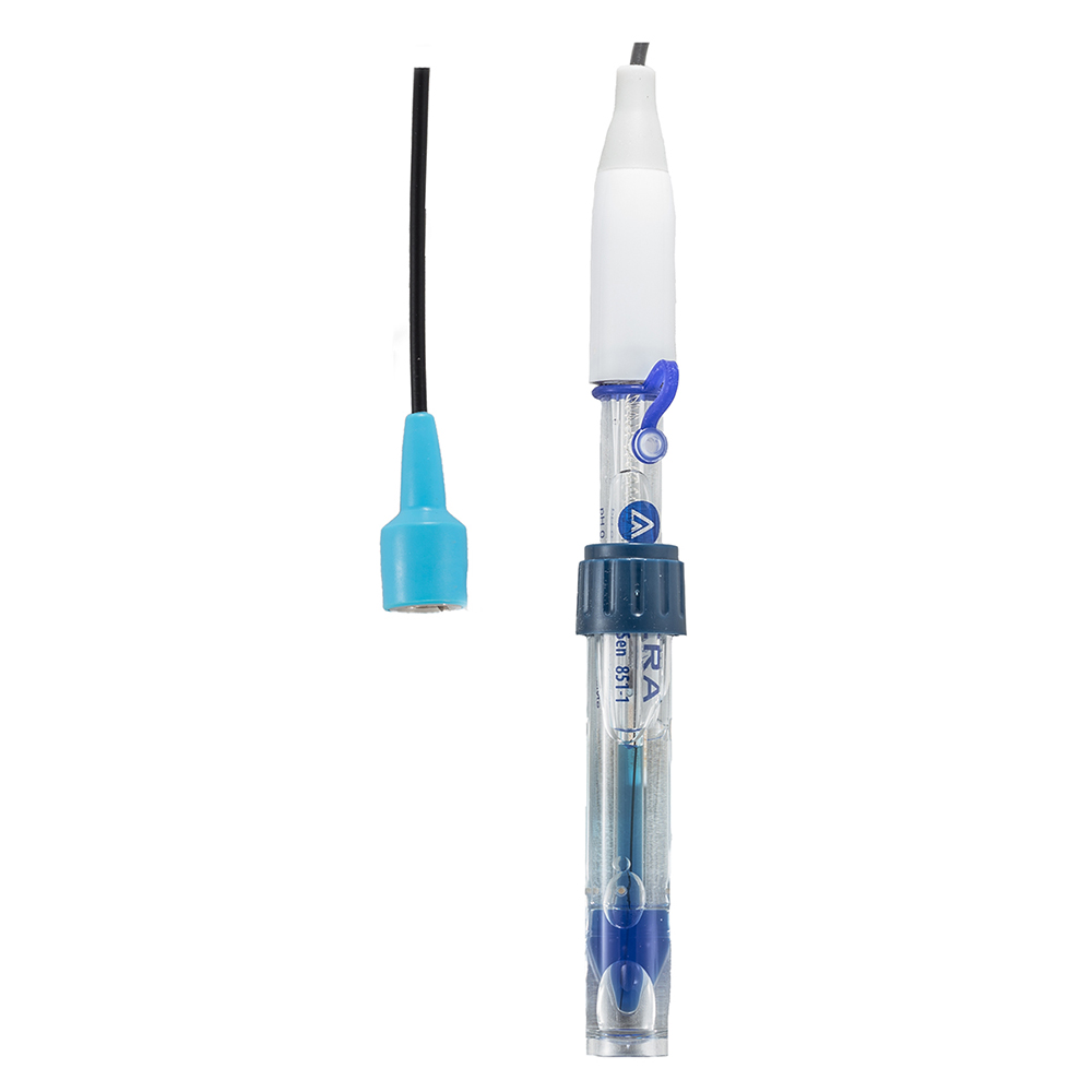 pH-электрод LabSen851-H для щелочей и вязких образцов, стеклянный, 0…14 pH, 0…130°C, BNC/1 м, без термодатчика