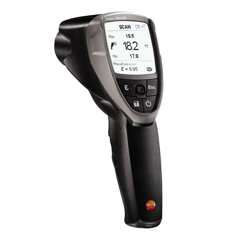 Термометр Testo 835-T1 (арт: 0560 8351) - пирометр инфракрасный с 4-х точечным лазерным целеуказателем